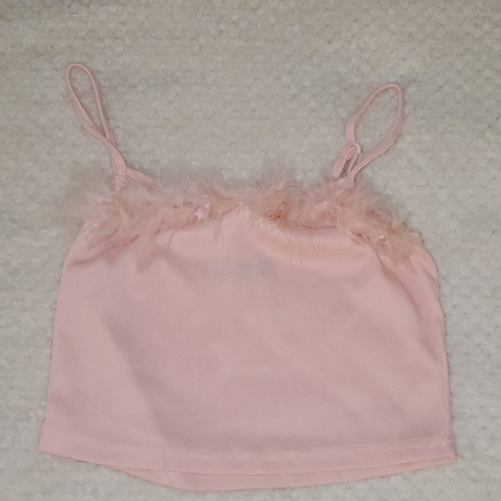 SHEIN Feather Crop Top💖